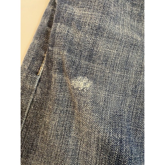 Ralph Lauren Denim & Supply Men Straight Jeans 34x32 American Flag Distressed - Picture 8 of 12